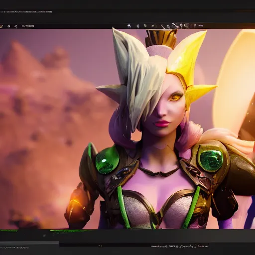 Prompt: still of pretty Riven (Legends of Runeterra) in KDA music video. 3d render, octane render, game art, realistic, highly detailed, trending on artstation, 4k, trending on artstation, pixar, cgsociety, unreal engine 5, redshift render, trending on artstation, blender, behance, cg