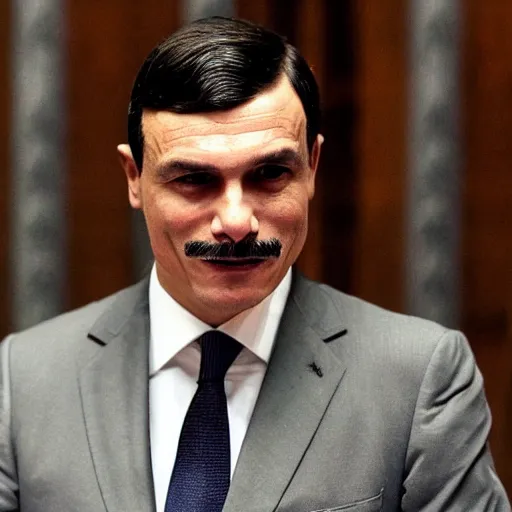 Image similar to spanish president pedro sanchez as hitler