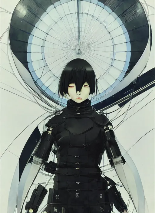 Prompt: tsutomu nihei, anime reol by ilya kuvshinov, last exile, murata range, fine detail, perfect anime face, dramatic lighting, dynamic composition, art deco, cel shading, vivid, rich texture, alphonse mucha, ( ( ( colorful ) ) ), ( ( ( yoshinari yoh ) ) ), loish, guweiz