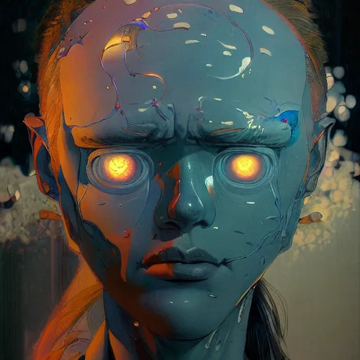 Image similar to prompt : citizen portrait soft light painted by james jean and katsuhiro otomo and erik jones, inspired by akira anime, smooth face feature, intricate oil painting, high detail illustration, sharp high detail, manga and anime 1 9 9 9