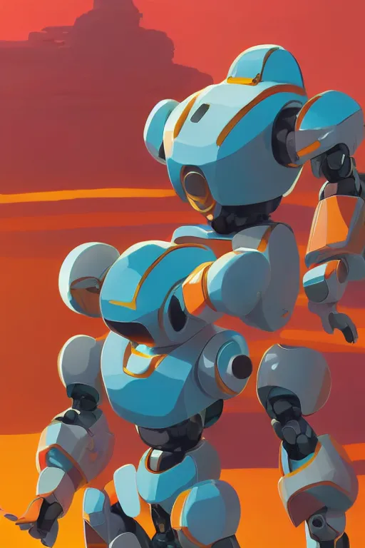 Image similar to metabots medabots medarotto medarot robot minimalist comics, behance hd by jesper ejsing, by rhads, makoto shinkai and lois van baarle, ilya kuvshinov, rossdraws global illumination ray tracing hdr radiating a glowing aura