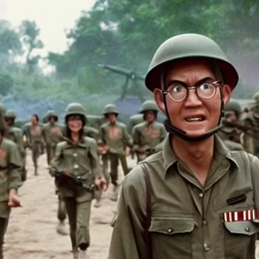 Image similar to A Pixar movie about the Vietnam war