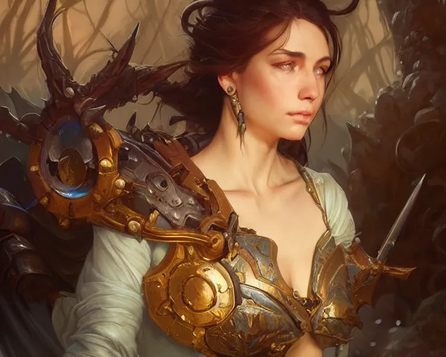 Image similar to photography of antonio j. manzanedo, deep focus, d & d, fantasy, intricate, elegant, highly detailed, digital painting, artstation, concept art, matte, sharp focus, illustration, hearthstone, art by artgerm and greg rutkowski and alphonse mucha