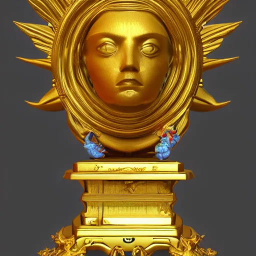 ArtStation - King Louis XIV Sun King Emblem