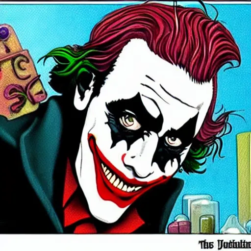 Image similar to the joker being nice