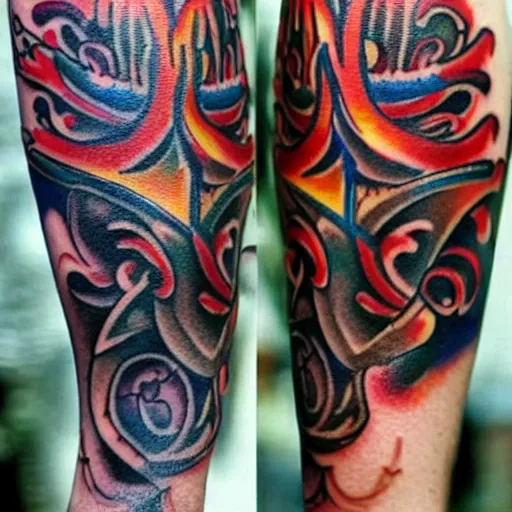 Prompt: phoenix tattoo, intricate, fine details, ultra detailed