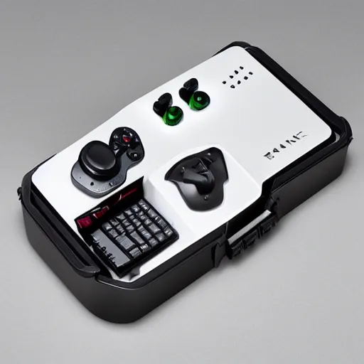 Image similar to “Gaming lunchbox made by Razer, with lights”