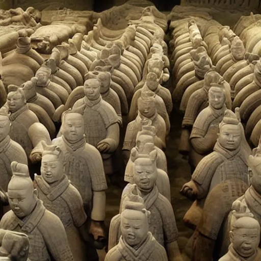 Prompt: Terracotta Warriors