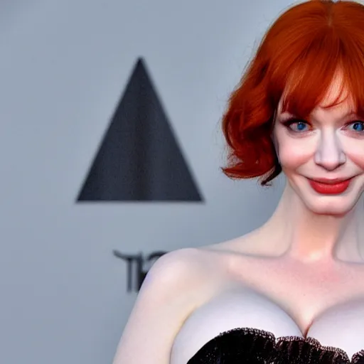 Prompt: Christina Hendricks gollum