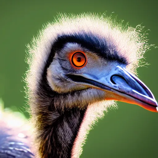 Image similar to photorealistic nature photography ostrich