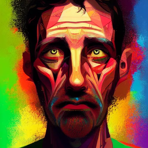 Prompt: a portrait a very ordinary person, by Petros Afshar, colorful, digital. anatomically correct, beautiful perfect face, sharp focus, Highly Detailed
