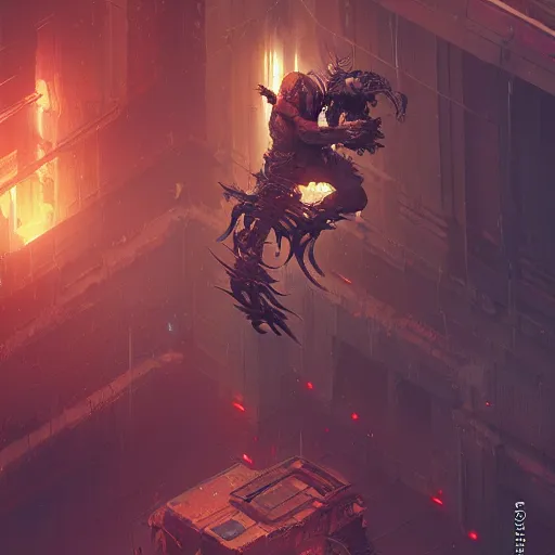 Image similar to isometric Dead Space Diablo action role playing game by artgerm and greg rutkowski, alphonse mucha, cgsociety and beeple highly detailed, sharp focus, cinematic lighting, illustration, art, octane render, Unreal Engine Lumen, very coherent. cinematic, hyper realism, high detail, octane render, 8k