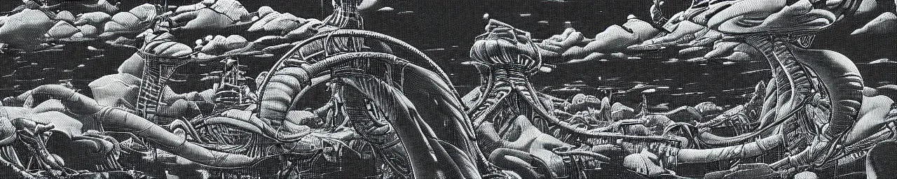 Image similar to an ultra detailed retro sci-fi alien fantasy landscape