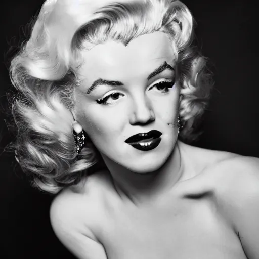 Prompt: 2 0 1 6 young woman, marilyn monroe lookalike, high quality image