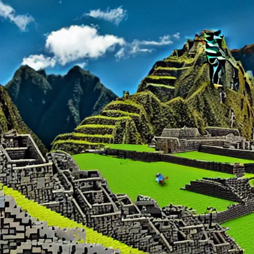 Image similar to machu picchu lego set