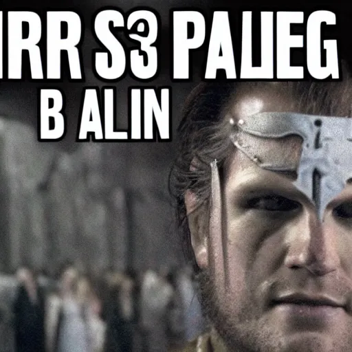 Prompt: Jarl Balgruuf the Greater as The American Psycho