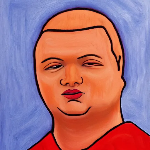 Image similar to bobby hill, portrait, by govardhan