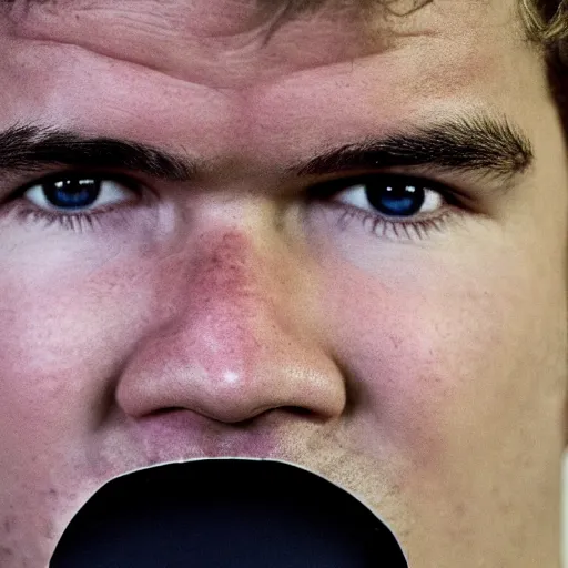 Image similar to magnus carlsen with a chess - board painted in his face