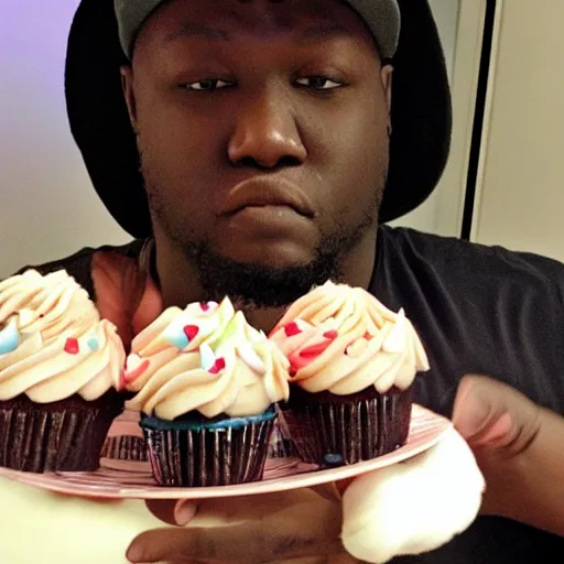 Edp445 with a cupcake