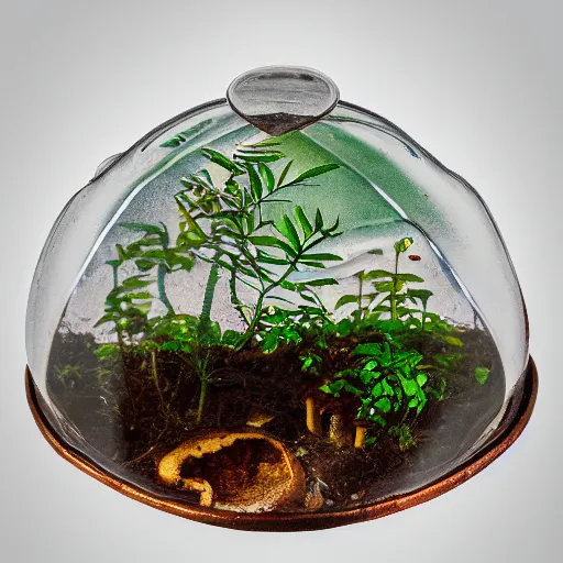 TERRARIUM CUPOLA VETRO W-308+W-308A