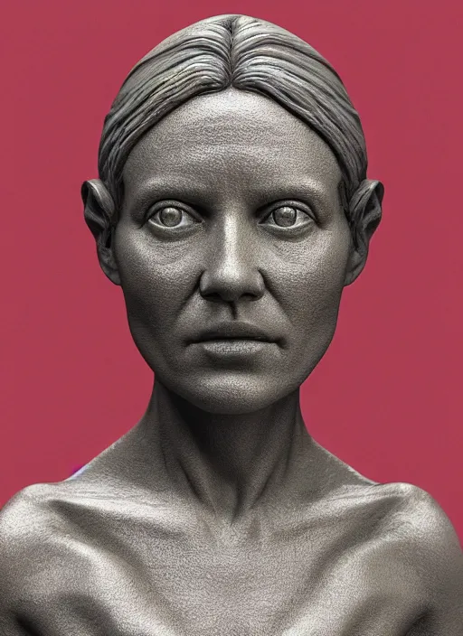 Image similar to 3D resin miniature sculpture by Jean-Baptiste Carpeaux, woman, symmetrical face, academic art, standing, realistic, 8K, Introduction factory photo, Product Introduction Photo, Hyperrealism. Subsurface scattering, raytracing, Octane Render, Zbrush, simple background