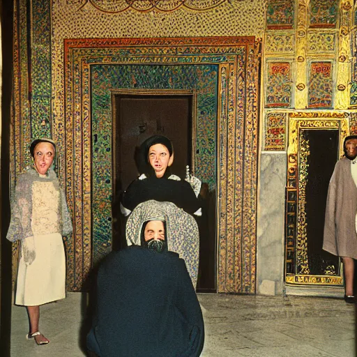Image similar to photograph inside topkapi palace, jewel thieves, 1963, Kodachrome film