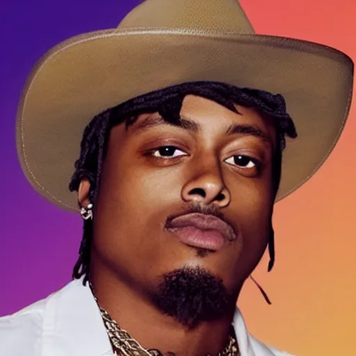 Prompt: juice wrld as a cowboy