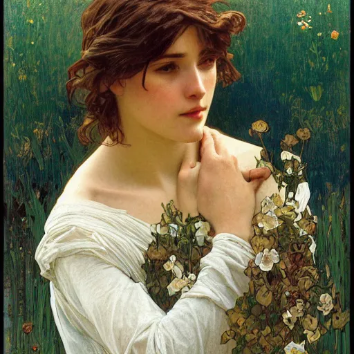 Image similar to picture portrait photograph of wind kissed pictures, ashes, lament, photorealism, hyper - realism, 4 k, high resolution, hyper detailed, realistic, by waterhouse, alphonse mucha,