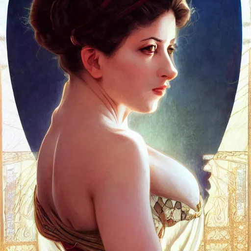 Image similar to character portrait of Mata Hari, relaxing mood, intricate, wild, highly detailed, digital painting, artstation, upper body, concept art, smooth, sharp focus, illustration, art by artgerm and greg rutkowski and alphonse mucha