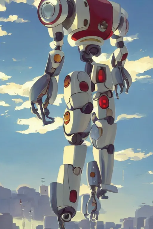 Image similar to metabots medabots medarotto medarot robot minimalist comics, behance hd by jesper ejsing, by rhads, makoto shinkai and lois van baarle, ilya kuvshinov, rossdraws global illumination ray tracing hdr radiating a glowing aura