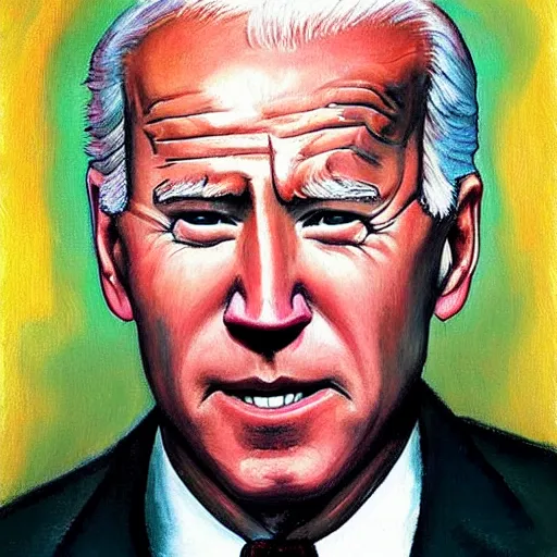 Prompt: Joe Biden as painted by Pablo Picasso