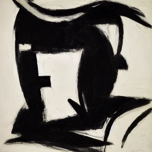 Image similar to a portrait a very ordinary person, by Franz Kline, abstract broad brushstrokes, black and white, anatomically correct, beautiful perfect face, sharp focus, Highly Detailed
