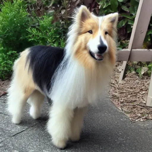 Image similar to a shetland sheepdog as a stuffed toy