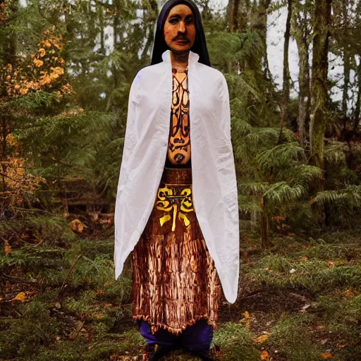 Prompt: ritual clothing for a new, contemporary, progressive religion