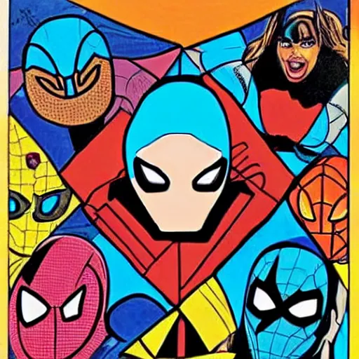 Image similar to marvel comics cover of ice cream pizza, 1 0 8 0 p award - winning painting