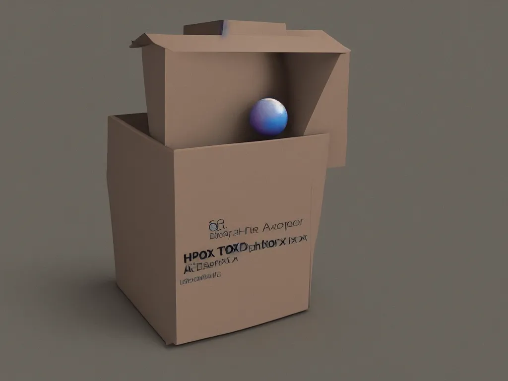 Prompt: a box on top of a sphere photorealistic hdri octane render