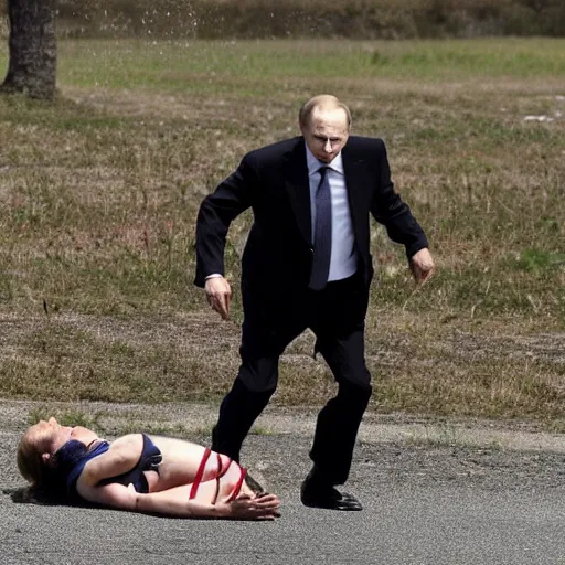 Image similar to Putin has been shot