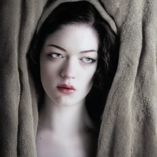 Image similar to stoya realistic expired kodak film full body portrait of an angel performer with cloak,, hyperrealism, hypermaxiymalism, photorealistic, detailed, atmospheric, 8 k, award winning photography, cinematic