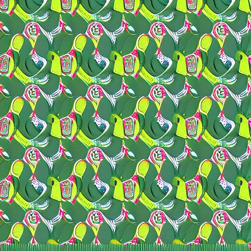 Image similar to repeating fabric pattern of a frog