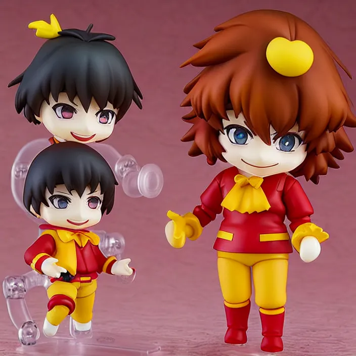 Image similar to ronald mcdonald, an anime nendoroid of ronald mcdonald, figurine, detailed product photo