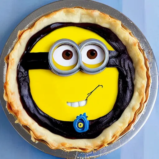 Image similar to minion pie