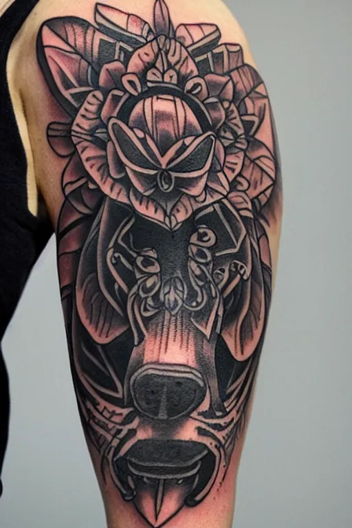 Image similar to tattoo by Ryan Ashley