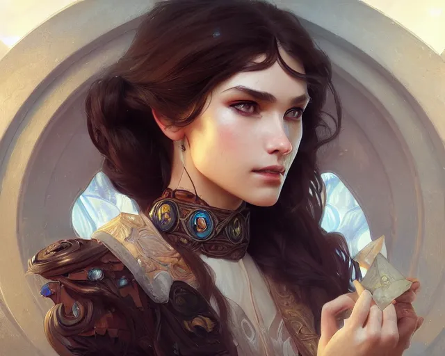 Image similar to photography of costa dvorezky, deep focus, d & d, fantasy, intricate, elegant, highly detailed, digital painting, artstation, concept art, matte, sharp focus, illustration, hearthstone, art by artgerm and greg rutkowski and alphonse mucha