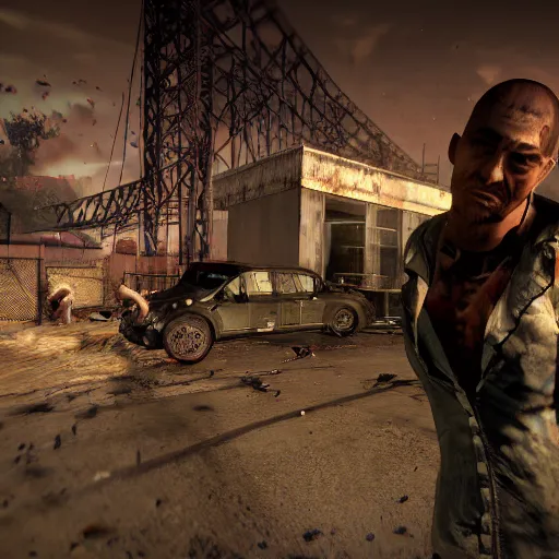 Prompt: Dying light screenshot, Jessie from Breaking bad