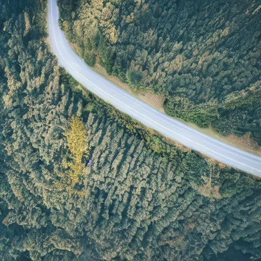 Image similar to majestic landscape, realistic, atmospheric, tilt shift, aerial photo, drone, 8 k