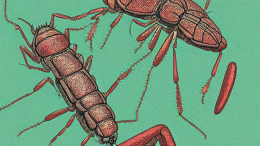 Prompt: a very high detailed image of this little bug insect that somehow gains as massive following as a social media influencer, very high detailed screen print by Kawase Hasui and dan hillier, 8k unreal engine