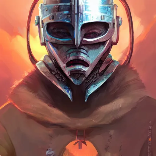 Image similar to cyberpunk viking helmet mask warrior goddess robot ninja fantasy, art gta 5 cover, official fanart behance hd artstation by jesper ejsing, by rhads, makoto shinkai and lois van baarle, ilya kuvshinov, ossdraws