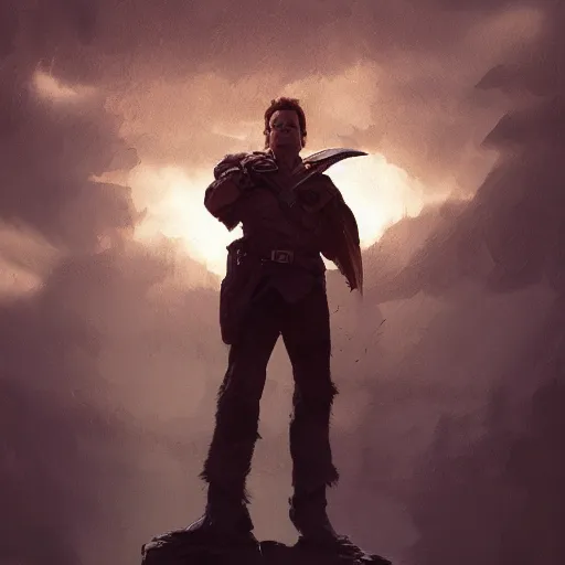 Image similar to portrait, Conan O'Brien , dramatic lighting, cinematic, establishing shot, extremely high detail, foto realistic, cinematic lighting, post processed, concept art, artstation, style by eddie mendoza, raphael lacoste, alex ross