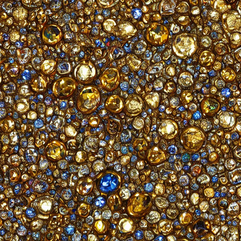Prompt: a beautiful picture of all that glitters is not gold, highly detailed, visual art, 8 k resolution