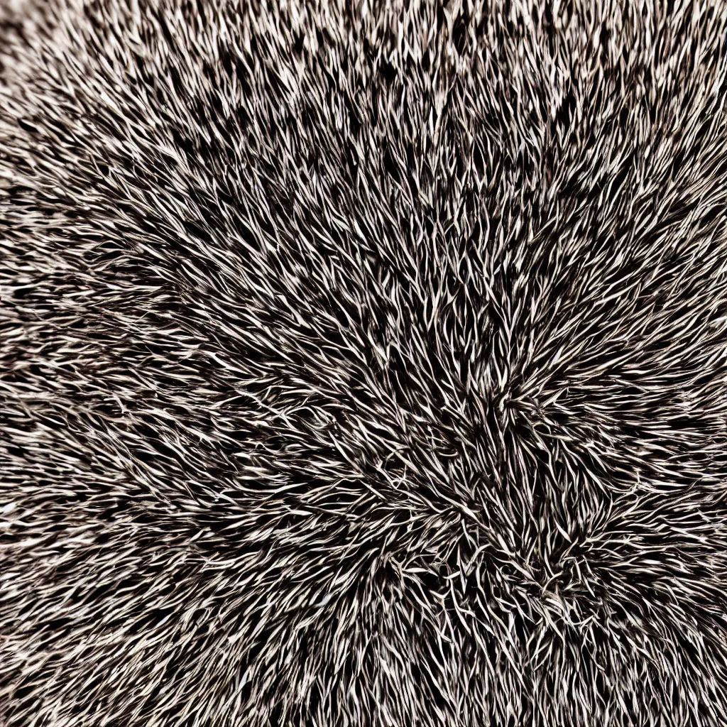 Prompt: hedgehog fur texture, wallpaper, 4k